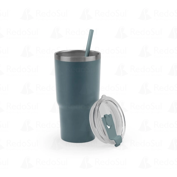 Copo de viagem personalizado 600 ml em aço inox com parede dupla isolada Copo de viagem personalizado 600 ml em aço inox com parede dupla isolada